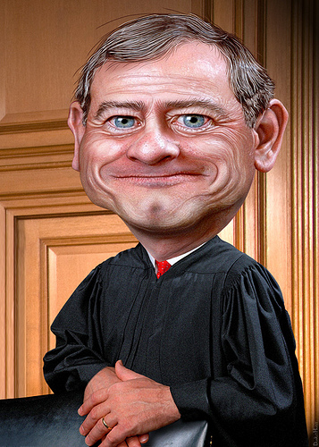 John Roberts - Caricature<br> by DonkeyHotey Chief Justice John Roberts photo