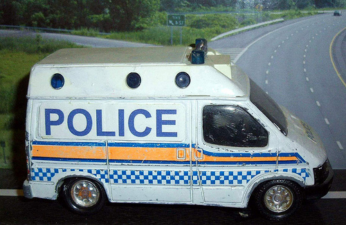 M313 Ford Transit van - UK Police generic (code3) by conner395 toy ambulance photo