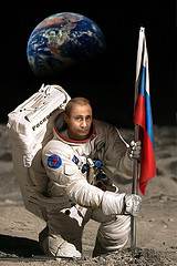 Putin Claims Moon by AZRainman putin photo