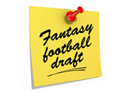 Fantasy Football Draft White Background by One Way Stock fantasy football draft photo
