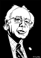 Bernie Sanders in black and white by DonkeyHotey Bernie Sanders photo
