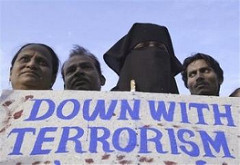 Muslims in Mumbai protest against terrorism by Bird Eye muslims photo