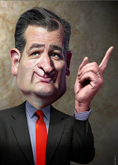 Ted Cruz - Caricature by DonkeyHotey ted cruz photo