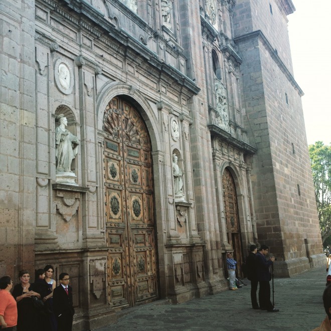Cathedral's front facade.