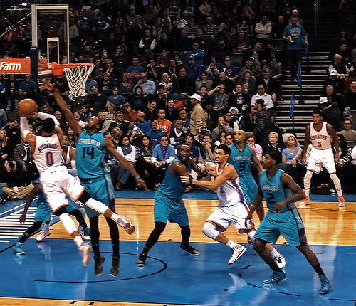Russell Westbrook Creates Chaos by Joyce and Steve Chesapeake energy photo