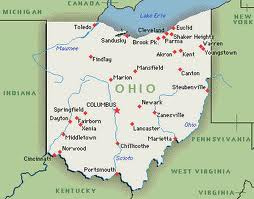 Ohio by National Garden Clubs ohio map photo