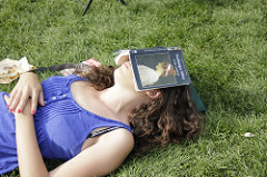 Woman sleeping with Jane Austen by WarmSleepy Jane Austen photo