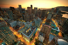 Downtown Vancouver Sunset by MagnusL3D vancouver photo