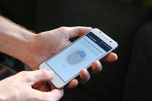 HTC One A9 Android Smartphone fingerprint reader by Andri K fingerprint reader photo