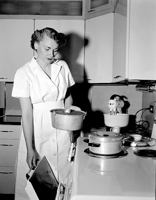 Home economist Mary Norris, 1953 by Seattle Municipal Archives woman economics photo
