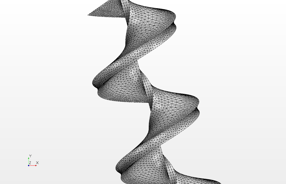 Just a quick spiral shape.