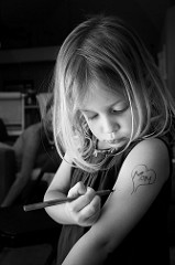 Self Tattooing by Perry Wilson removed tattoo photo