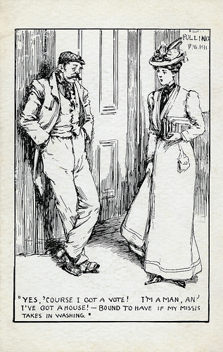Suffrage colouring images by LSE Library suffrage photo