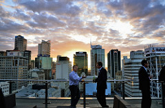 Alec Ross and Emily Banks at the AMCHAM reception in Auckland, August 31, 2012 by US Embassy New Zealand future city photo