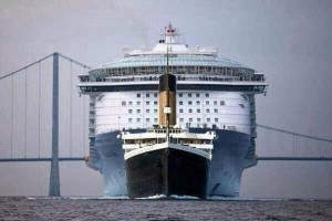 The RMS Titanic was such a cute little cruise boat.