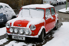 Snowy Bury St Edmunds by Martin Pettitt car snow photo