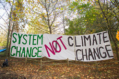 Rally against Kinder Morgan oil pipeline on Burnaby Mountain by Mark Klotz canada tar sands photo