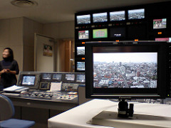 FTV Studio Control Room by likeablerodent Japanese news television photo