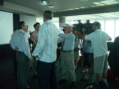 Media Scrum by Paull Young media photo