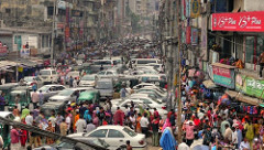 World Class Traffic Jam by joiseyshowaa india flood photo
