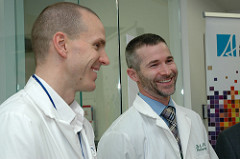 Dr. Hodgetts (L) and Dr. Pugh (R) by Alberta Advanced Education neurosurgeon photo