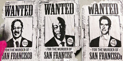 on the chopping block : wanted for the murder of san francisco campaign (2014) by torbakhopper Gavin Newsome photo