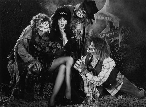 Elvira at Knott's Berry Farm, 1997 by Orange County Archives Elvira, the Mistress of the Dark