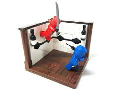 Bonus Pic: Red VS. Blue by Masked Builder red vs blue photo