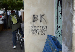 Anti-Immigration Raid Protest by --Sam-- immigration raid photo