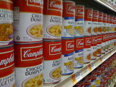 Cambell's soup aisle by MattHurst canned soup photo