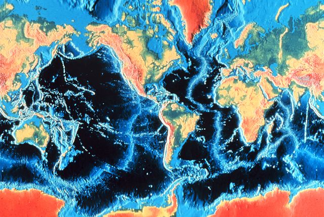 World Relief Map