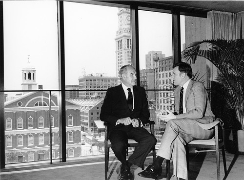 George McGovern and Mayor Raymond L. Flynn by Boston City Archives george mcgovern photo