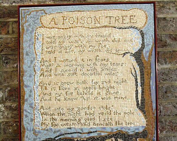 A Poison Tree, Blake Project Mosaic, Centaur Street