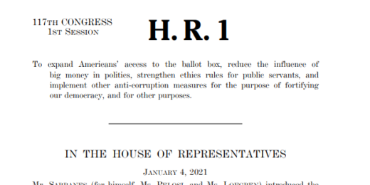 HR 1 "For the People Act"
